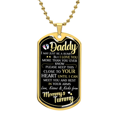 Dad To Be - Dog Tag Necklace