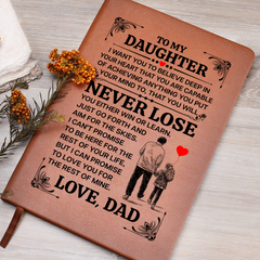 To My Daughter Promise – Leather Journal